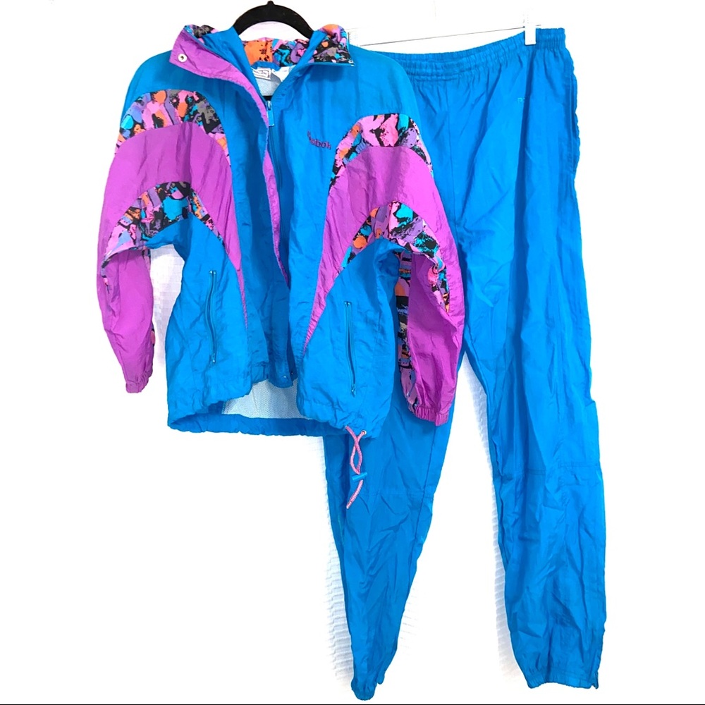 Vintage Reebok windbreaker track suit